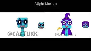 My Sprunki OC: Five (from Numberblocks) Cactuk Vs Lula Toon Comparison