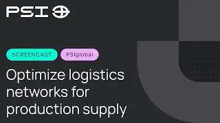Optimization of logistics networks: Procurement logistics for the supply of production sites