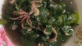 Pusit na Sinabawan | Simple, Healthy & Masarap na Lutong Bahay 🦑🥬#chesneytv19 #food #lutongbahay