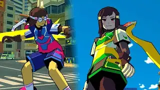 Playable Frisk & Chara in Bomb Rush Cyberfunk! ⚡️ BRC mods Gameplay