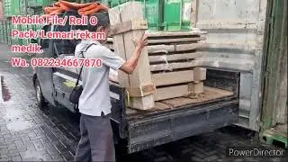 Lemari arsip Rekam medik/Mobile file / Roll O Pack kirim ke Timika Papua butuh wa Bosss...