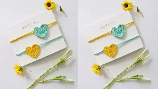 DIY Rakhi Making Crochet Tutorial/Crochet Rakhi/Raksha Bandhan ll