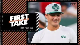 Reacting to Tony Romo's praise for Zach Wilson | First Take