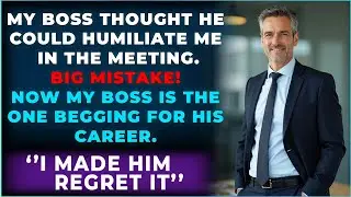 Boss Humiliated Me in the Meeting&hellip; So I Made Him Beg for His Job | Reddit Stories