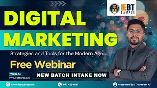 Digital Marketing One Day FREE Webinar | Learn SEO, Ads & Social Media | IEBT Campus