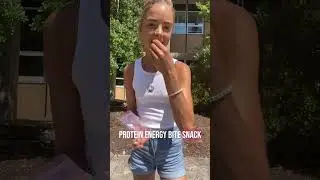 Protein nearby bites #shorts #healthysnack #prerunsnack #athletediet