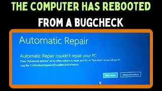 How to Fix The computer has rebooted from a bugcheck Error on Windows 11