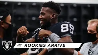 Rookies Arrive & Get Fitted for Their New Equipment | Las Vegas Raiders