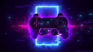 Streaming/Twitch PC background Cyberpunk Hi Tech Glitchy jotstick (4k) (1hour)