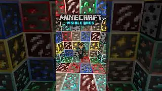 Texture Pack para que Brillen los Ores de Minecraft - Visible Ores #minecraft #minecraftmods #shorts