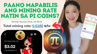 Paano mapabilis ang Mining Rate natin sa Pi Coins ngayung 2025? #pinetwork #pinetworktutorials