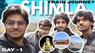 DELHI TO SHIMLA || TRAIN JOURNEY || FT. @Ashutyagivlog 