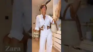 ZARA NEW SUMMER'23 COLLECTION 🦢 TOTAL WHITE LATEST ARRIVALS #fashion #zarahaul #outfit #tryon #zara