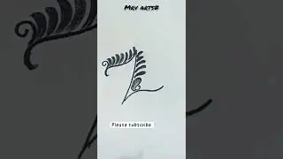 Z letter tattoo design/ latest tattoo design #pencilart #shorts #viral