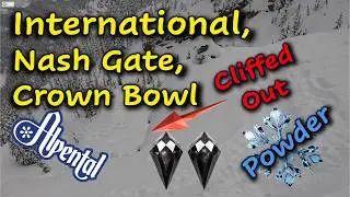 Skiing ⛷️ Epic Backcountry Alpental: Nash Gate, Bozo Bowl & Martin Bowl | International Double Black
