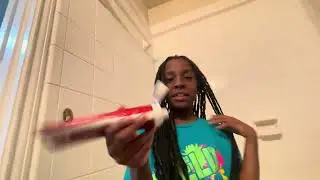Ghetto girl getting her wig done 