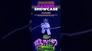 DAGGER SHOWCASE | Hunty Zombie | #roblox #fyp #capcut #huntyzombie
