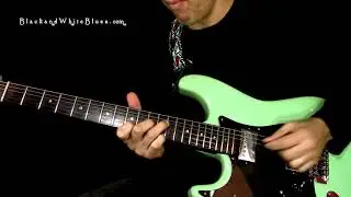 One Minute 12 Bar Blues Guitar Lesson # M-002. Music by Mauro Hector