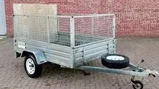 PAXTON CAR TRAILER | High Sided Caged Design | Rear Loading Ramp Galvanised | The Ultimate Trailer?