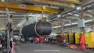Mun Siong Engineering &mdash; Achieved a large-scale heat exchanger retubing