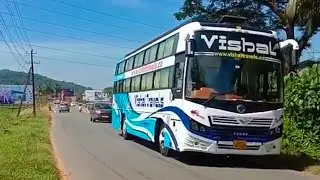 Vishal Travels sleeper bus Mangalore.