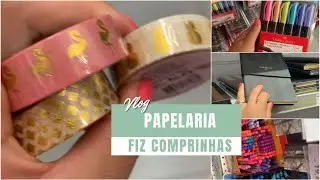 Vlog - Papelaria, livraria e comprinhas