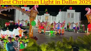 Best Christmas Light in Dallas 2025 | 6215 Deloache Avenue | Merry Christmas 2025