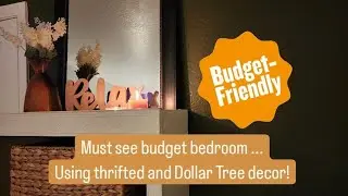 Dollar Tree & Thrifted Bedroom Tour Must See! Budget Friendly @ginablivingfully6884