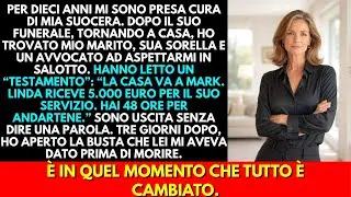 Sono Tornata Dal Funerale. Mio Marito Disse: “Mamma Mi Ha Lasciato Tutto. Hai 48 Ore Per Andartene”