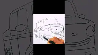Easy Draw Pat Tayo's Friend Piwin Sajut
