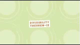 Divisibility|Theorem-12|Number Theory #maths #numbertheory #divisibility #pgmaths #mathophobia