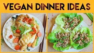 EASY VEGAN DINNER IDEAS (READY in under 30 minutes) plant based recipes
