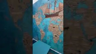 Map wallpaper installation, 9892697457, #satisfying