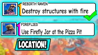 Use Firefly Jar At The Pizza Pit Location Fortnite Season 6 Week 8 Challenge
