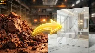 Amazing Tile Manufacturing Process in Factory | From Mud to Luxury Floor