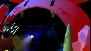 Ropeway carriage arrives to the Gold Saucer. FMV [Disc 1] Final Fantasy VII