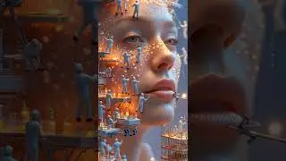 Real Face or Miniature Illusion? 😳✨