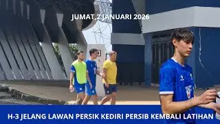 🔥H-3 JELANG LAWAN PERSIK KEDIRI PERSIB KEMBALI LATIHAN DIGBLA 