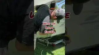Free boat!!! Sanding fairing compound with drywall sander