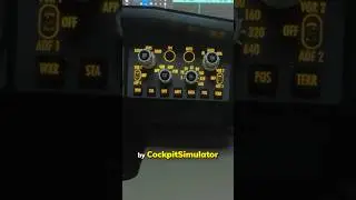 Boeing 737 EFIS Control Panel For Flight Simulator