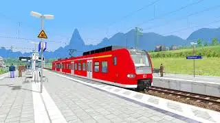 Abfahrt DB BR 426 als S2/ RB 40 nach Wildau in Niederkirch