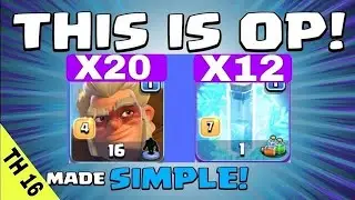 TH 16 STRATEGY || Druid And Freeze Spell Strategy || Best Druid get 3 strategy || Best Ground Strate