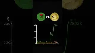 Pepe VS Doge #pepe #dogecoin #solana #crypto #shortsusa