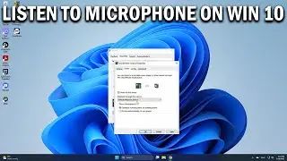 How To Listen to Microphone through a Playback Device on Windows 10 - Easy Fix