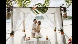 First wedding of 2021... Polina & Samvel said YES on the shores of Seychelles