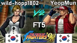 KOF 98 - wild-hopp1802 vs YeopMun FT5