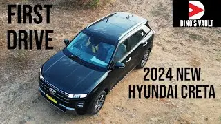 2024 Hyundai Creta Facelift First Drive Review 1.5L Diesel AT | Powerful & Efficient