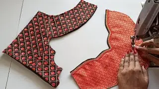 New Model Blouse Design | Blouse Back Neck Designs Cutting And Stitching | Patchwork Blouse Designs