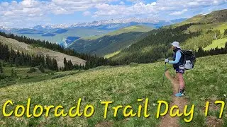 Colorado Trail Day 17 ( Janet's Cabin Trail Junction to Jones Gulch Rd. ) 125.3 - 136.8 mileage 