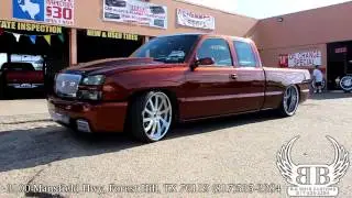 2004 Kandy Rootbeer Chevy Silverado on 24X15 Savini Forged Wheels done by Big Boys Customs!